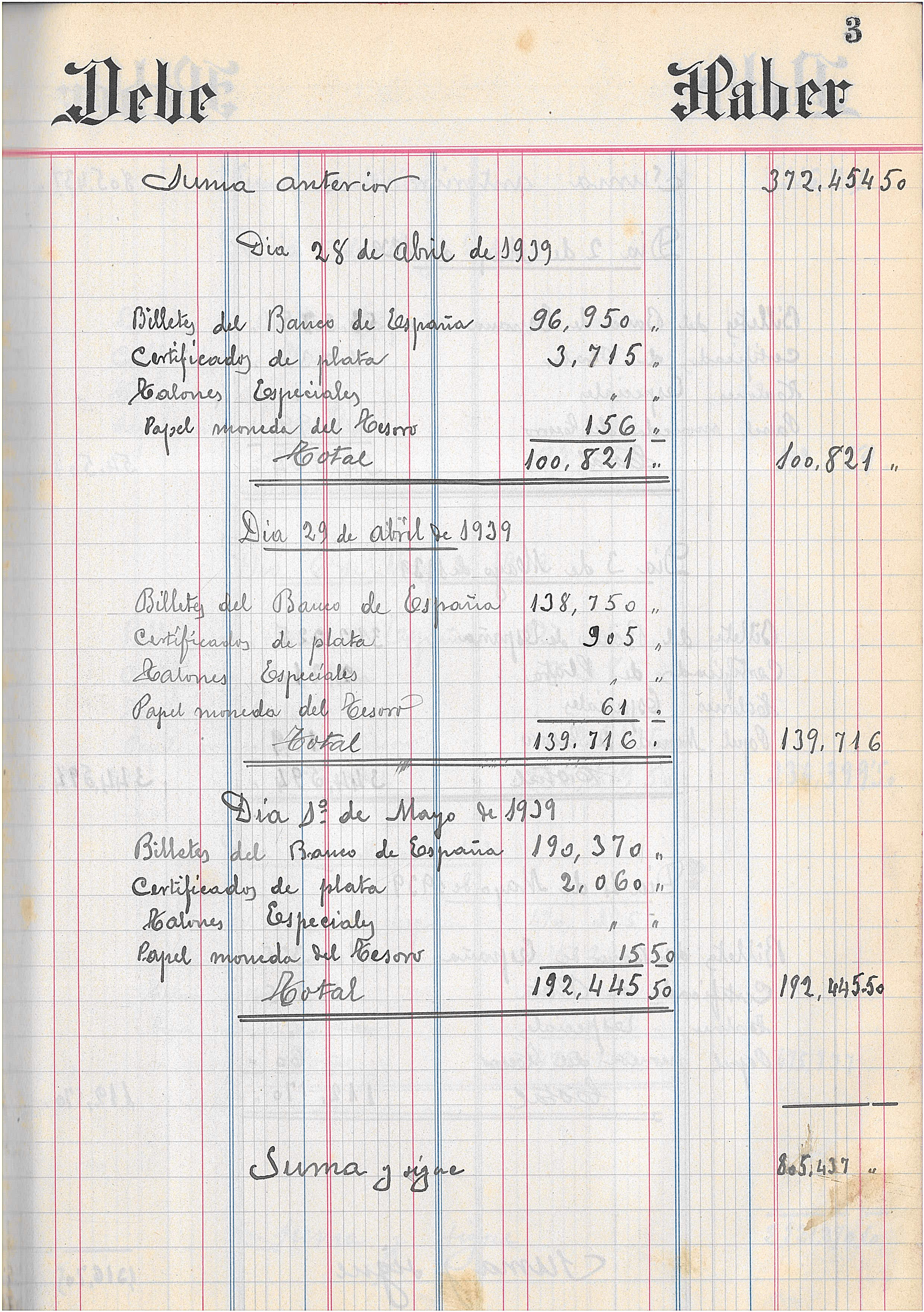 Fragment del llibre de diner roig