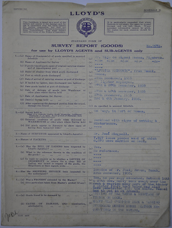 Contracte d'assegurances de la Lloyd's