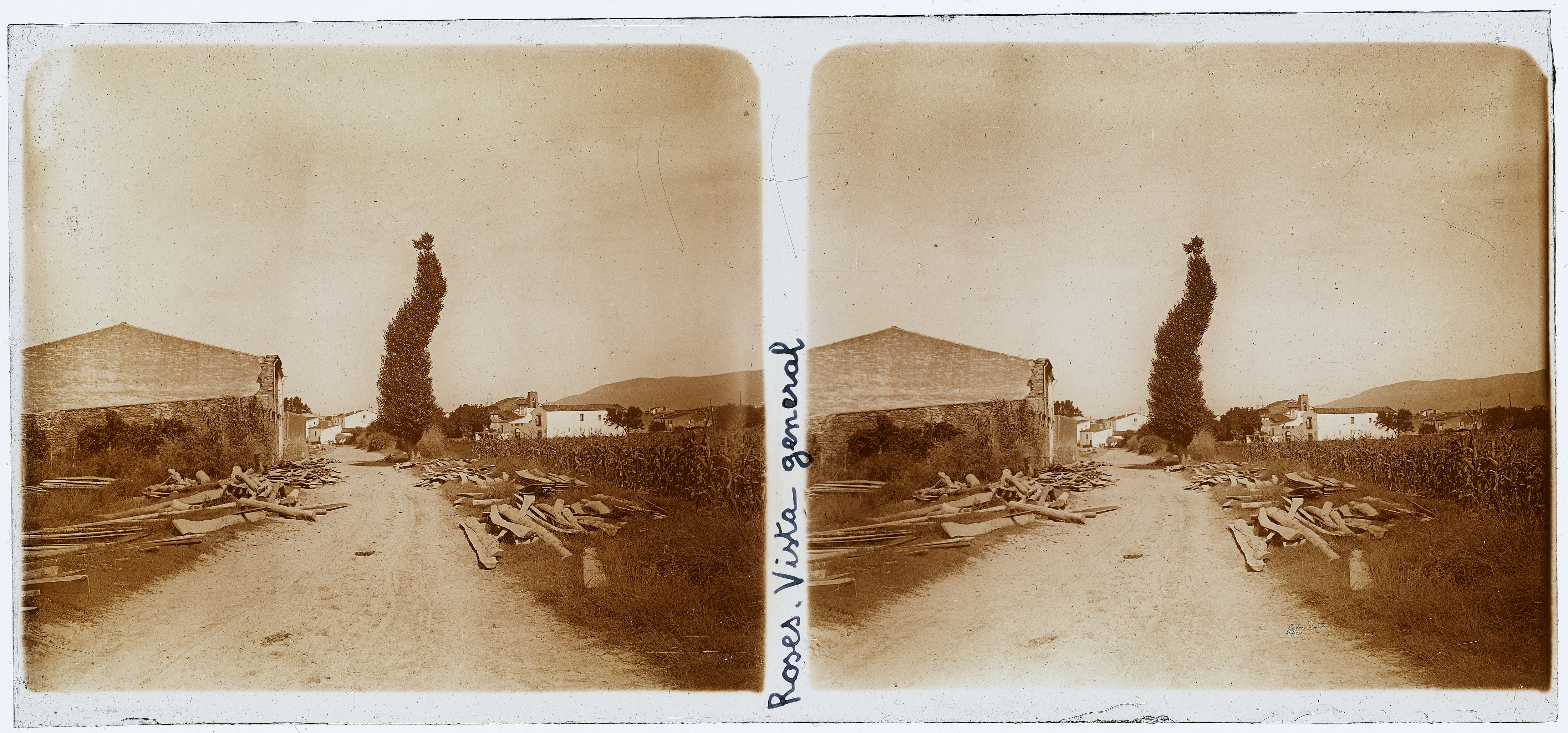 Vista de les cases de la Perola, de Xavier Parés Bartra