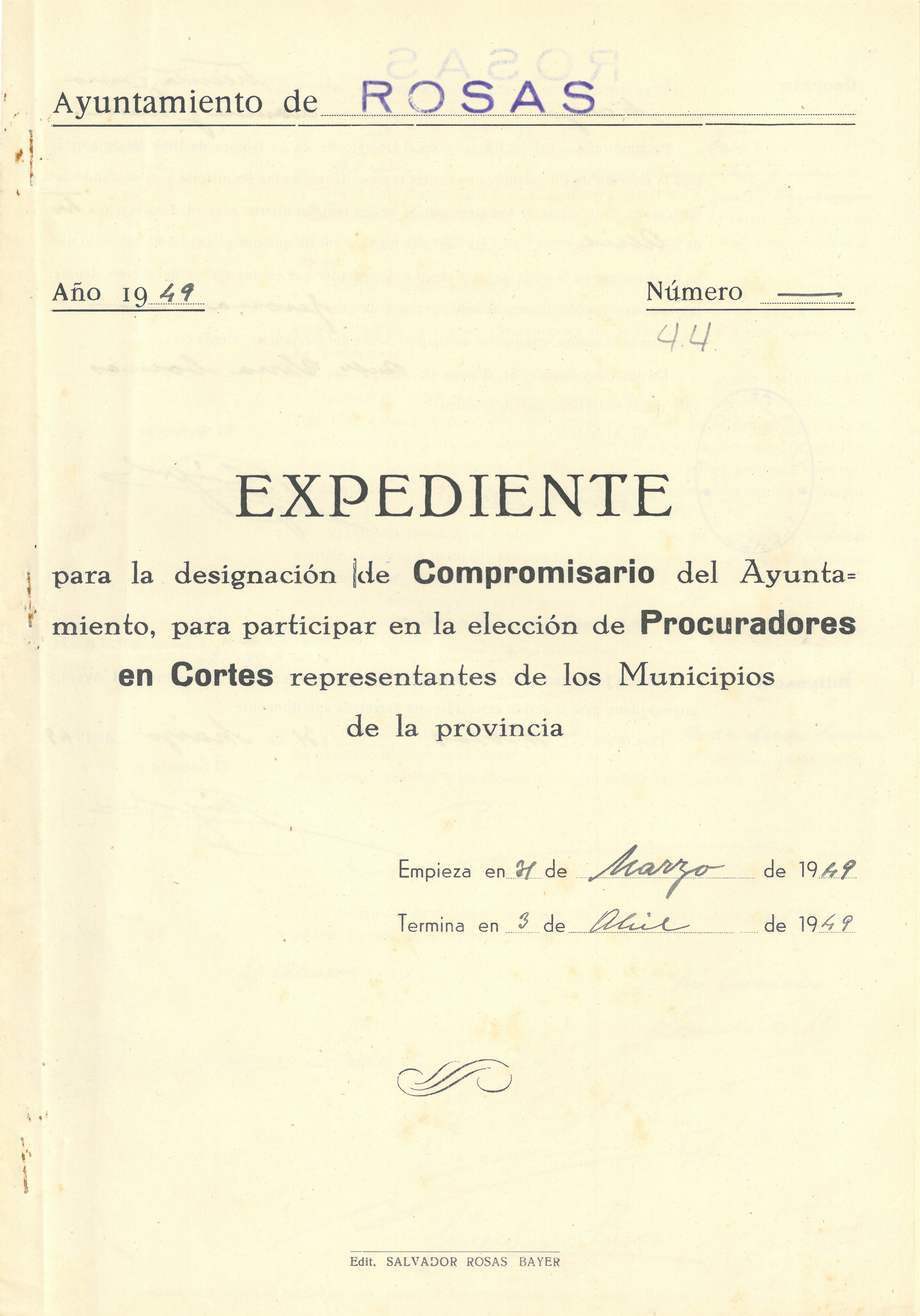 Elecció de procuradors de 1949