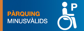 Pàrquing reservat minusvàlids