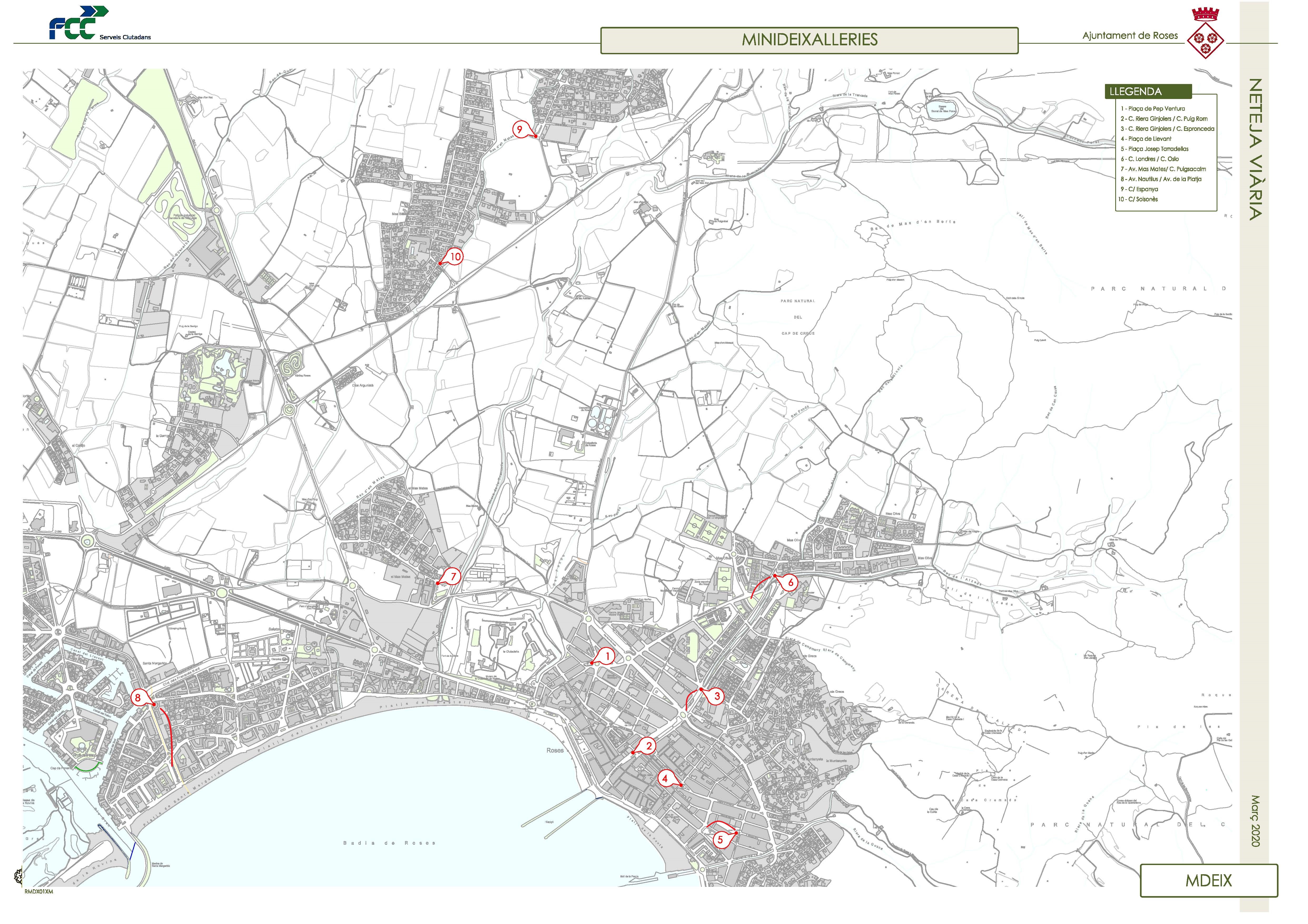 MAPA MINIDEIXALLERIES