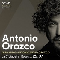 Antonio Orozco actuarà al festival Sons del Món 