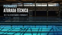 Aturada tècnica anual de la Piscina de Roses