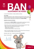 Ban autorització Ratolí Pérez