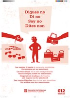 Campanya conjunta de la Generalitat, l'Ajuntament de Roses i els comerciants contra la venda il·legal