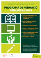 Cursos d’hostaleria, alimentació, emprenedoria i idiomes dins la programació de primavera de Promoció Econòmica