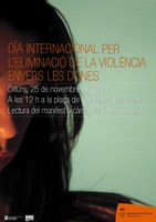 Dia Internacional per a l'eliminació de la violència envers les dones