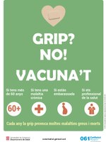 Dilluns 25 d’octubre comença la campanya de vacunació de la grip