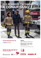 Diumenge 17 de març, arriba a Roses la campanya "Els Bombers t'acompanyen a donar sang" 