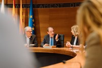 El conseller de Justícia, Ramon Espadaler, visita Roses
