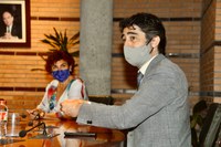 El conseller Puigneró presenta el projecte de desplegament de fibra òptica a Roses