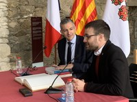 El cònsol general de França, Olivier Ramadour, visita Roses