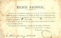 El Document del Mes de l'AMR mostra l’allistament, l'any 1873, d'un rosinc a la Milícia Nacional