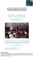El programa d’un concert de l’Orfeó Rosinc de 1973, Document del Mes de l’AMR