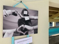 El safareig de Roses mostra les fotografies dels joves del projecte de coeducació emocional Vibrart 