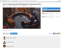 El visionat dels plens, acords i intervencions de les sessions plenàries de l’Ajuntament de Roses, a un clic