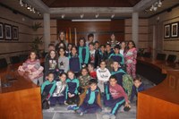 Els escolars de 3r de primària de Roses visiten l’Ajuntament