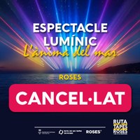 Espectacle lumínic 'L'ànima del mar', cancel·lat per previsió de mal estat del mar