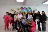 Homenatge a Mariana Pérez, àvia centenària de Roses