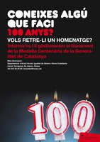 L’Ajuntament de Roses fa una crida perquè els avis i àvies que facin 100 anys rebin la Medalla Centenària 