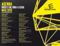 L’Ajuntament edita la nova agenda virtual Roses Cultura a Casa, per no perdre’s cap acte