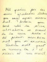 L’Arxiu Municipal de Roses presenta una carta d’Helena Cambó com a document del mes de març 