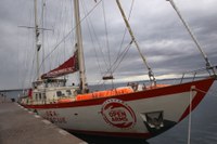 L’Astral d’Open Arms deixa Roses després d’una setmana  de sensibilització a escolars i visitants 