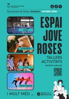 L’Espai Jove de Roses presenta el Programa d’Hivern 2026 amb una àmplia oferta d’activitats gratuïtes per a joves de 12 a 29 anys