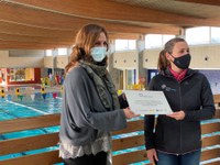 L’Institut Illa de Rodes reconeix la Piscina Municipal  per la seva col·laboració amb el cicle d'ensenyament i animació socioesportiva