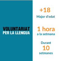L’Oficina de Català busca persones voluntàries per participar al programa Voluntariat per la llengua