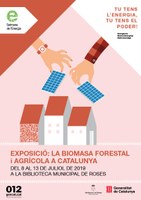 La Biblioteca de Roses acull l’exposició 'La biomassa forestal i agrícola a Catalunya'