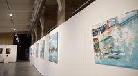 La Ciutadella de Roses acull una exposició d’artistes ucraïnesos refugiats a Catalunya