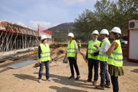 La construcció de l'escola Montserrat Vayreda avança a bon ritme