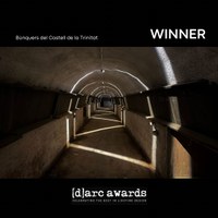 La il·luminació dels búnquers del Castell de la Trinitat guanya el prestigiós premi internacional (D)arc Awards 