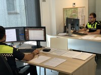 La Policia Local renova equips informàtics i la sala de control de càmeres