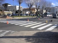 L'Ajuntament incorpora dos nous passos de vianants a l'avinguda de Rhode que milloren l'accessibilitat 