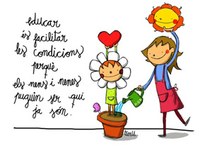 Les escoles Vicens Vives i Narcís Monturiol s'obren als pares amb el programa “L'aventura de ser pares”