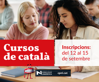 Les inscripcions als cursos de català seran del 12 al 15 de setembre