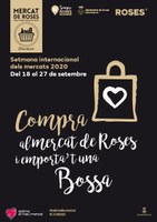 Les parades del mercat de Roses regalen bosses reutilitzables durant tota aquesta setmana