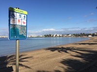 Les platges de La Punta i Nova es posen a punt per a la temporada de bany 