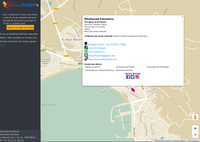  Mapa de restauració amb servei a domicili per emportar