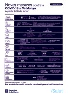 Mesures per a la contenció de la Covid19 aplicables a partir del proper 8 de febrer