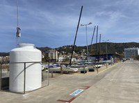Port de Roses instal·la un dipòsit d’aigua reciclada per a la neteja de les embarcacions esportives del GEN 