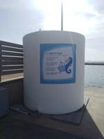 Port de Roses posa en servei el dipòsit ‘Cavallet Blau’ i el punt d’extracció d’aigua de mar per fer front a la sequera 