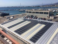 Ports de la Generalitat potencia l'energia renovable a la llotja de peix del port de Roses