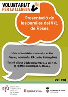 Presentació del llibre "Verba, non facta. 99 contes intangibles" en el marc del programa Voluntariat per la llengua