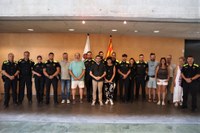 Presentació dels nous agents de la Policia Local de Roses per a la temporada turística 