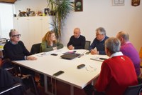 Reunió de planificació per a la construcció del futur Centre d’Esports de Platja