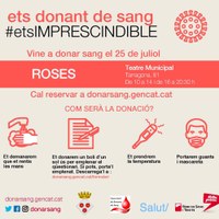 Roses acull una campanya especial de donació de sang